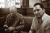 07/23/06 : With Randy and Ray at Gordon Biersch's. 3 guys, 3 beers, 6 Leicas ....
800 Superia.